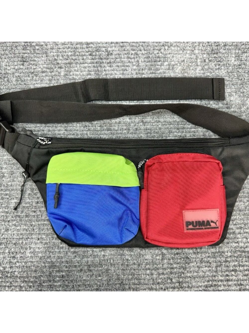 Puma Momentum Fanny Pack Waist Crossbody Sling Bag Colorblock Retro Travel NWOT
